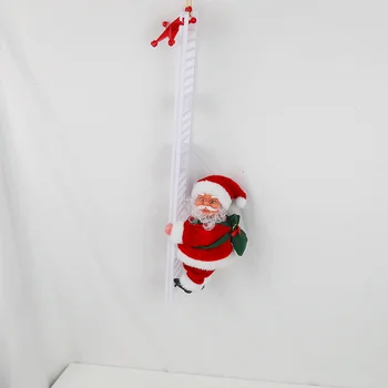 Kalėdų Santa Claus Elektros Laipiojimo Kabinti Kalėdų Eglutės Ornamentu Žaislai Naujųjų Metų 2021 Vaikams, Dovana, Atostogų Šalis Tiekia Noel