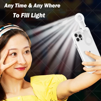 Apple iPhone 12 Pro Max Žiedas Šviesos Atveju Su Blykstė Grožio Nuotraukos iPhone 12 Led Selfie Žiedas Užpildyti Šviesos Dangtis