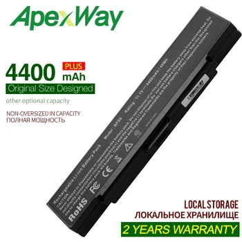ApexWay 11.1 V Didelės talpos 4400mAh Baterija Sony VGP-BPS10 VGP-BPS9 VGP-BPS9A/B, VGN-AR49G VGP-BPS9/B VGP-BPS9/S VGN-AR41E