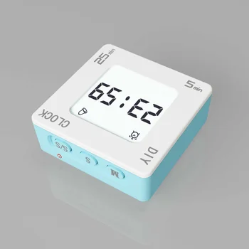 LED Laikrodis Skaitmeninis Apversti Vibracijos Priminimas Atgalinės atskaitos Laikmatis Atidėjimo Laikas Reguliuojamas Lovos Virtuvės Darbastalio Laikmatis Prekes
