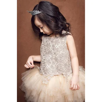 2018 Vaikams, Vaikiška Kūdikių Merginos Princesė Inscenizacija Vestuves Gėlių Tiulio Tutu Sukneles 1-6 Metų Vestido Infantil