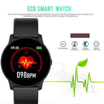LIGE Vyrų ir Moterų Smart Žiūrėti Fitneso Smartwatch Kraujo Spaudimas, Širdies ritmo Monitorius Pedometer Sporto Žiūrėti Vyrams skirta 