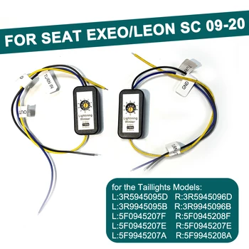 2vnt Skirti Seat Exeo Už 2009-m. Seat Leon 5F SC 2013-2020 m. Dinamiškas Posūkio Signalo Indikatorius LED užpakalinis žibintas Modulis Laidas Laidas Pajungti
