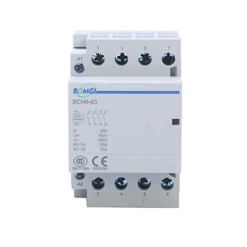 AC 220V 4P 63A, modulinės smart home, office AC kontaktoriaus automatinis valdymas 4NO/4NC/ 2NO2NC /3NO1NC