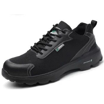 Vyrai atsitiktinis kvėpuojantis plieno toe cap darbo saugos batų gamyklos sandėlio darbuotojas sneaker anti-pierce labai lengvas saugumo batai