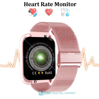 Pažangus Skaitmeninio Žiūrėti Moterys Vyrai Fitness Tracker Širdies Ritmo Monitorius Sporto Vandeniui Smart Elektroninis Laikrodis 