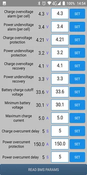 Smart Baterija 8S į 32S 100A 200A 300A bms apsaugos Valdybos 