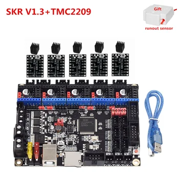 SKR V1.3 valdymo plokštė 32 bitų CPU 3d spausdintuvas atnaujinti pagrindinę plokštę skr 1.3 už Ender 3 CR10 UART TMC2209 TMC2208 TMC2130 SPI