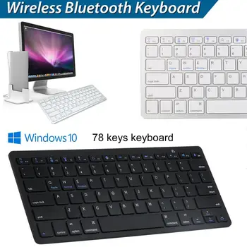 Slim Belaidis BT 3.0 Klaviatūros iMac/iPad/Android/Telefonas/Planšetinis KOMPIUTERIS