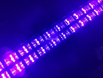 2XLot 100cm LED UV Baras Potvynių Šviesos 48X3w, Disco Vestuvių Scenos Šviesos CE/RoHs UV Plovimo Šviesa Didelis Galingas