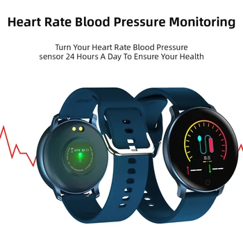 Fitneso Vyrų Smart Watch Moterų Sporto Apyrankę Širdies ritmas, Bluetooth Foto Miego Stebėti 