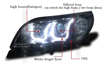 Doxa 2011-metų automobilio priekinis žibintas, Skirtas Chevrolet Malibu Žibintai LED DRL žibintus Bi-Xenon Šviesos Rūko žibintai