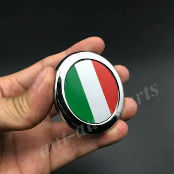 3D Metalo Italija italijos Vėliava Automobilio Logotipas Ženklelis Motociklų Lipdukai Lipdukas Lauktuvės
