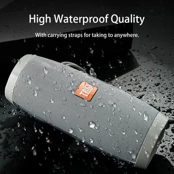 Portable Bluetooth Speaker Belaidžio Bosinė Kolonėlė Vandeniui Lauko USB Garsiakalbių Parama AUX TF žemų dažnių garsiakalbis LED altavoz 