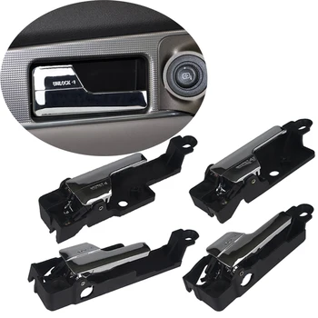 4 VNT. Už Ford Fusion Lincoln MKZ Zephyr Gyvsidabrio Milano durys, vidinės durų rankenos, galiniai ir priekiniai kairės ir dešinės vidaus reikalų tvarkyti dubuo