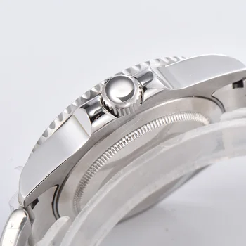 Mechaninė automatinė žiūrėti vyriški laikrodžiai vyrams prabangos prekės GMT 40mm safyro stiklas Šviesos data Nerūdijančio plieno R77