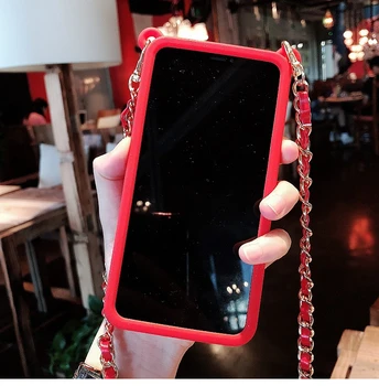 Prabanga Monetos Rankinėje Snap-on Pearl Grandinės Telefono dėklas Skirtas IPhone 12 Mini 12 