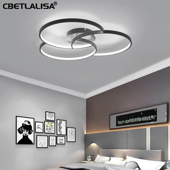 LED LED Šviestuvo gyvenimo kambario, miegamasis aliuminio lempos nuotolinio valdymo greitas pristatymas 50% nuolaida