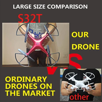 Drone 4K S32T sukasi kamera HD aerofotografija oro užveskite pagrindinis iškrovimo skrydžių 20 minučių RC sraigtasparnis Keturias ašis orlaivių