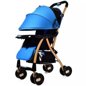 Kūdikio vežimėlis lengvas sulankstomas vežimėlis vežimėlis gali sėdėti, gulėti vaikų skėtis baby sport
