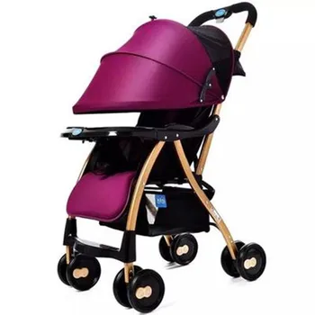 Kūdikio vežimėlis lengvas sulankstomas vežimėlis vežimėlis gali sėdėti, gulėti vaikų skėtis baby sport