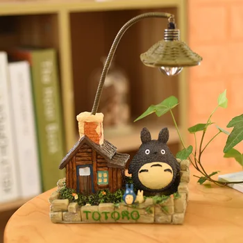 Totoro Dervos Naktį Šviesos Armatūra, Vaikų Kambario, Miegamojo Lovos Naktį, Lempa Lempos, LED Žibintai, Apdailos Studijų Šviesulys Lempos