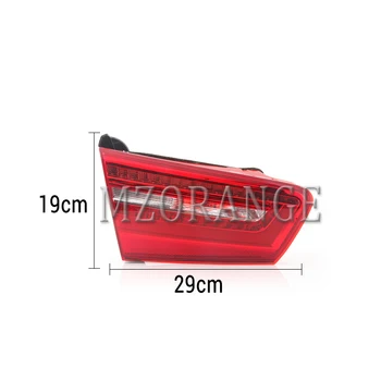 MZORANGE Automobilis Raudonas LED Vidinės Pusės užpakalinis Žibintas Stabdžių Žibintas Posūkio Signalo Lemputė Galinio Uodegos Šviesos Audi A6 C7 2012 2013 2016
