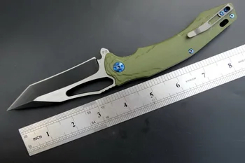 Eafengrow High-end EF003 lankstymo guolių D2 ašmenys G10 Plieno rankenos lauko kempingas medžioklės kišenėje vaisių EDC įrankis Naudingumas peilis