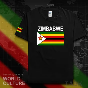 Zimbabvės vyrai marškinėliai 2017 megztiniai tauta komandos marškinėlius medvilnės marškinėliai drabužių tee šalies sporto ZWE yeZimbabwe Zimbabvės