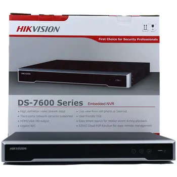 Hikvision CCTV Kameros Rinkiniai DS-7608NI-K2/8P Įterptųjų Plug & Play 4K NVR + DS-2CD2085FWD-aš 8MP(4K) IR Fiksuoto Kulka Tinklo Kameros