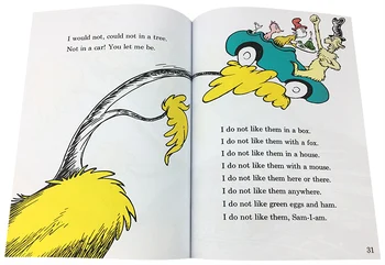 EKOLOGIŠKŲ KIAUŠINIŲ IR KUMPIO Dr. Seuss Vaikus anglų kalbos Skaitymo Nuotrauką Istorija, Knygų Vaikams, kurie mokosi Švietimo Žaislai