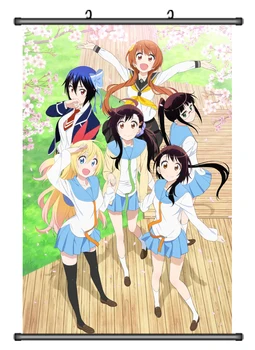 Japonijos Dekoratyvinės Nuotrauką Anime Nisekoi Kirisaki Chitoge & Onodera Kosaki & Tsugumi Seishiro Namų Dekoro Sienos Pažymėkite Plakatas