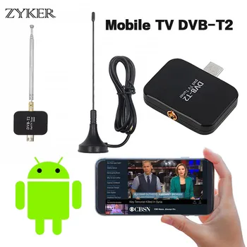 ZYKER DVB-T2 Pad USB TV Tuner HD Antena Skaitmeninis HDTV DVB-T2 TV Stick TELEVIZIJA Watch Live Imtuvas, Skirta 
