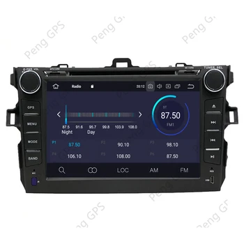 Android 10.0 GPS Navigacija Toyota Corolla 2007-2013 M Multimedijos Headunit CD DVD Grotuvas Touchscreen Su Carplay 4+DSP 64G
