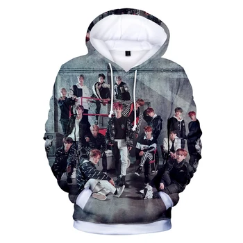 LUCKYFRIDAYF mados prekės ženklo NCT kpop sport 3d hoodies Palaidinės vyrų, moterų Hoodie viršūnes atsitiktinis ilgomis Rankovėmis 3D Gobtuvu megztinis 4XL