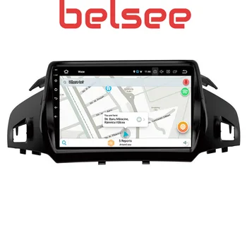 Belsee DSP Ram 4+64GB Android 10.0 Galvos Vienetas Automobilio Radijo Daugiaformačių DVD Grotuvas GPS Nav 