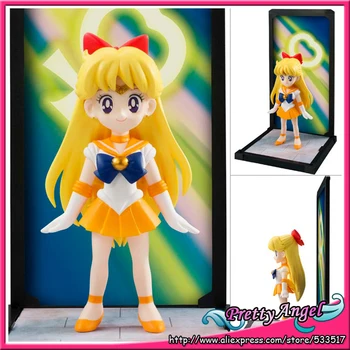 PrettyAngel - Originali, Bandai Tamashii Bičiuliai 006 Sailor Moon Gana Globėjas Sailor Venus Minako Aino PVC Pav.