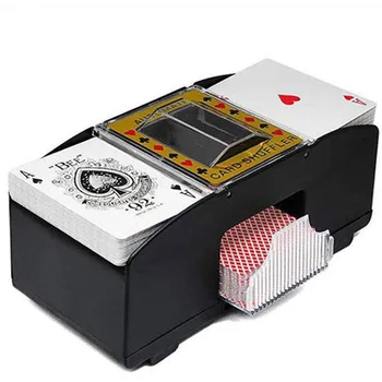 Pokerio Kortelių Shuffling Mašina Automatinė Baterijomis, Žaisti Kortelių Shuffling Mašina Kazino Priedai Denio Maišyklė