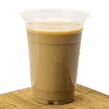 50pcs Aukštos kokybės 95mm kalibro vienkartiniai kavos puodeliai partija pasisako arbatos puodelio pieno desertas puodeliai jogurto puodelis plastikiniai puodeliai su plokšte