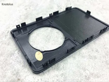 Knotolus juodo plastiko priekiniai faceplate metalą būsto padengti clickwheel mygtuką iPod 5th gen video 30gb 60gb 80gb