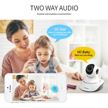 LOOSAFE IP Kamera, WIFI, HD 1080P vaizdo Kameros Stebėjimo Kamera 2 MP Kūdikio stebėjimo Belaidžio P2P IP Camara PTZ Wifi Saugumo Cam Dovana