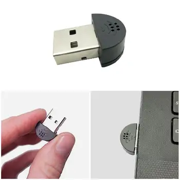 Mados Nešiojamas Mini USB Mikrofonas Nešiojamojo KOMPIUTERIO 