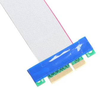PCI-E 4X Riser Card Extender Flex ilgiklis Juostelės Adapteris Keitiklis