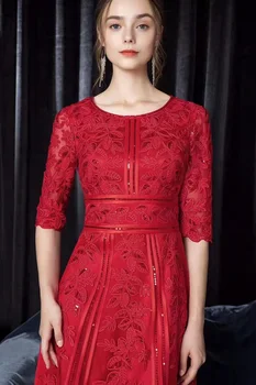 M-5XL Blizgučiais Suknelė 2020 M. Pavasario Vasaros Partijos Renginiuose Moterų Allover Appliques Siuvinėjimo Blizgučiais Juodas Raudonas Rožinis Slim Įrengtas Dres