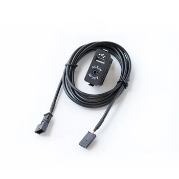 Biurlink CD Keitiklis Aux-in/USB Pagalbinis Garso Įvesties 3Pin Jungtis, skirta BMW E46 3 Serijos nuo 09/02 iki 05 m/NAV