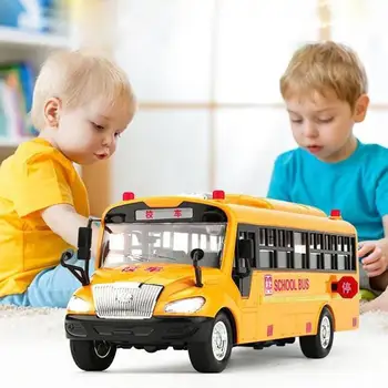 Modeliavimo Inercinės Mokyklos Autobusas Žaislai Mokykla Automobilio Modelį Švietimo Inercinės Žaislai, Apšvietimas, Automobilių Žaislai, Muzikos Vaikams, Interaktyvios D7G8