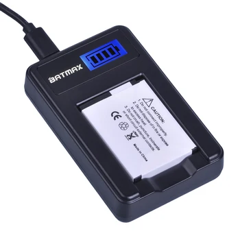 Batmax 1800mAh LT EL12 EN-EL12 Baterija+LCD USB Kroviklis skirtas Nikon Coolpix S9700 S9500 S9400 S9300 S9100 S8200 S8100