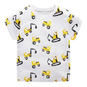 Didmeninės Kūdikių berniukų Marškinėliai Vaikams Drabužių trumpomis Rankovėmis Animacinių filmų T-Shirt Kūdikių berniukų Viršūnes Tees Bamblys berniukams, vaikų Drabužiai