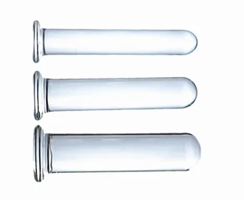 Karščiui atsparaus stiklo dildo netikrą varpos ilgio analinis kaištis krištolo stiklo cilindro G taško moterų masturbacija analinis kaištis suaugusiųjų sekso žaislai