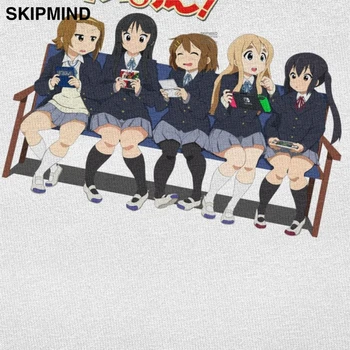 Klasikinis Japonijos Muzikos Anime K-T-Shirt Vyrai Trumpas Rankovėmis Manga Atspausdinta Tee Viršūnes Minkštos Medvilnės Marškinėliai Slim Fit Marškinėlius Merch Dovana